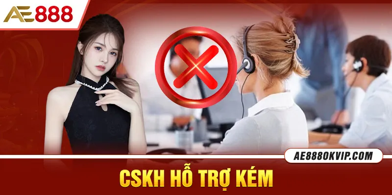 CSKH hỗ trợ sơ xài là một trong những dấu hiệu của sàn baccarat bịp