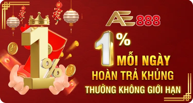 Chương trình hoàn trả tổng cược hằng ngày lên tới 1%